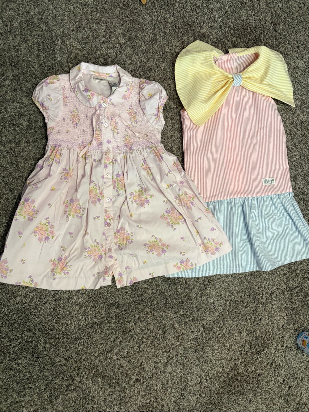 Set of 2 Laura Ashley and English toffee dresses 24months